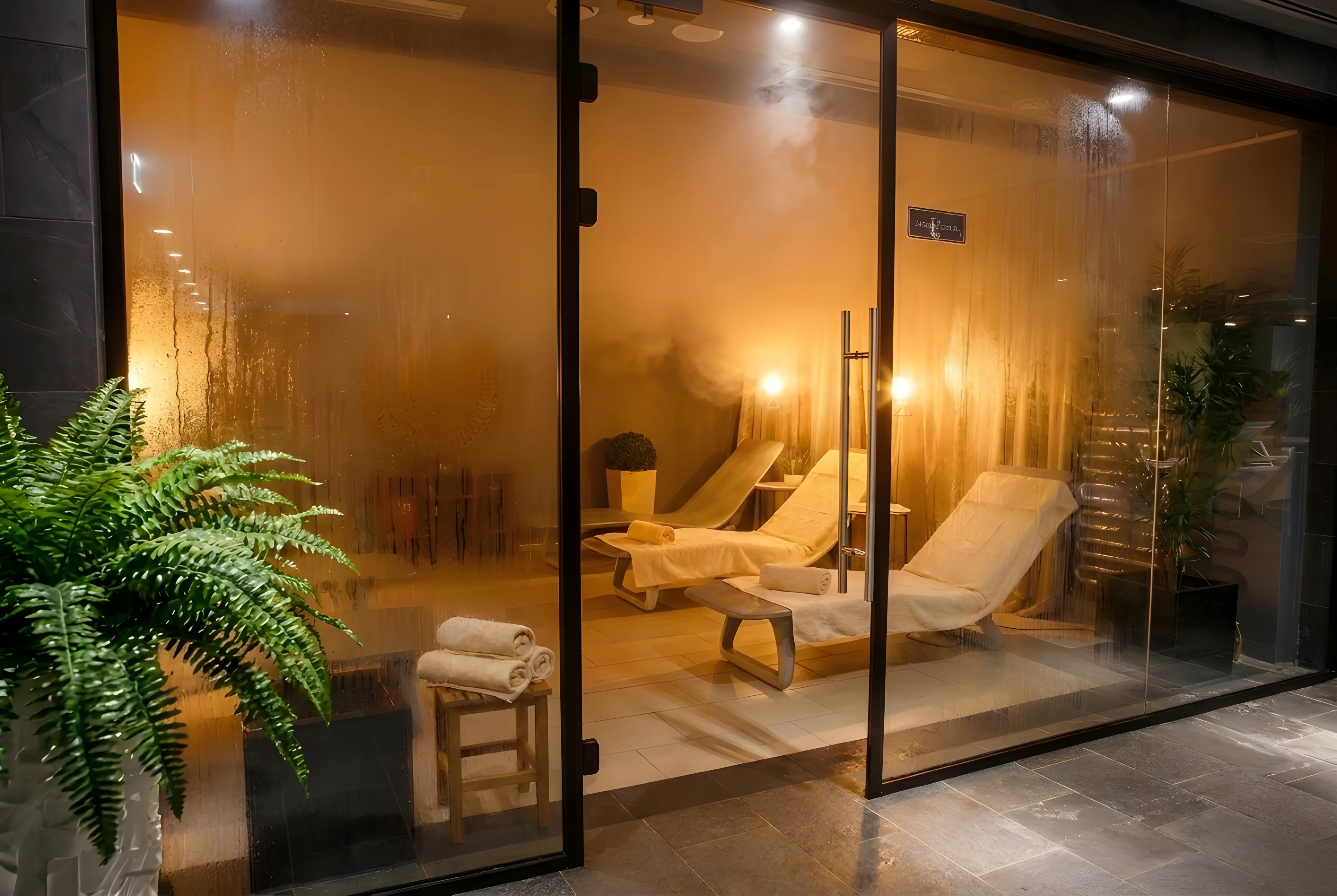 Wellness retreat interior
