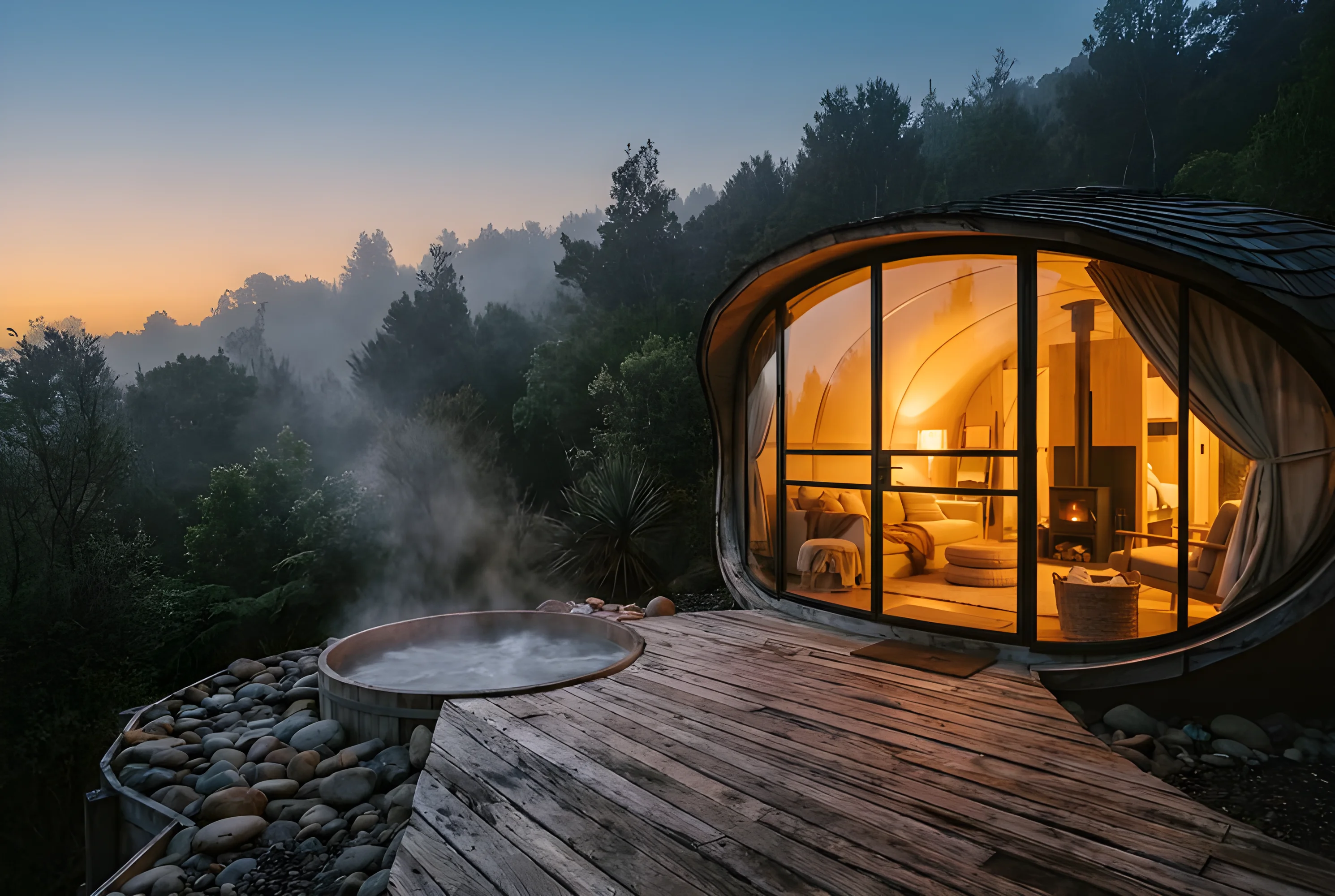 Biophilic wellness interior
