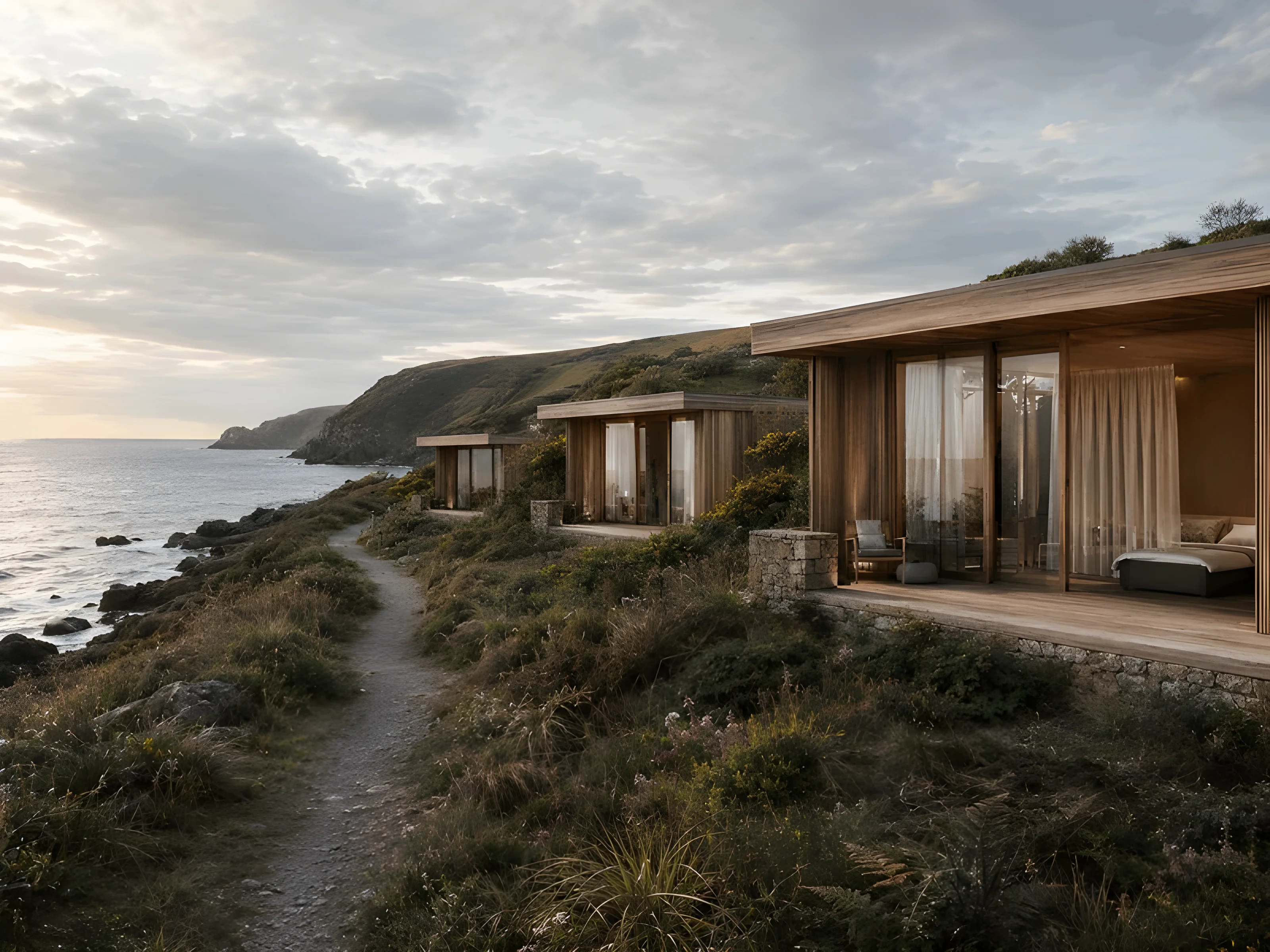 Coastal wellness pavilion