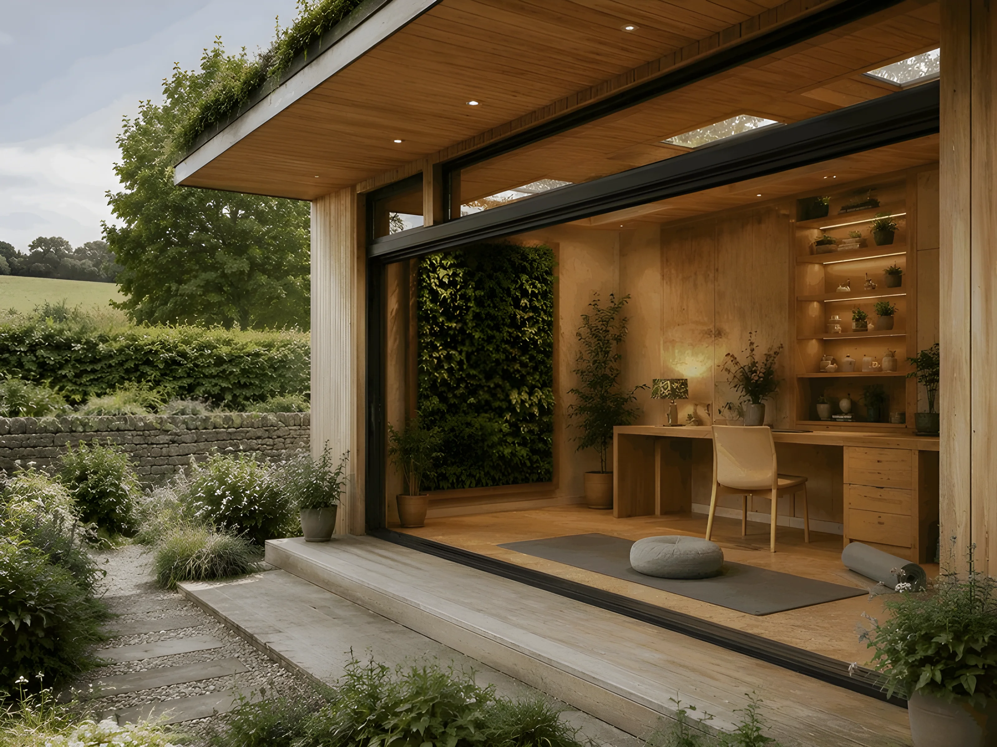 Garden sanctuary atmosphere