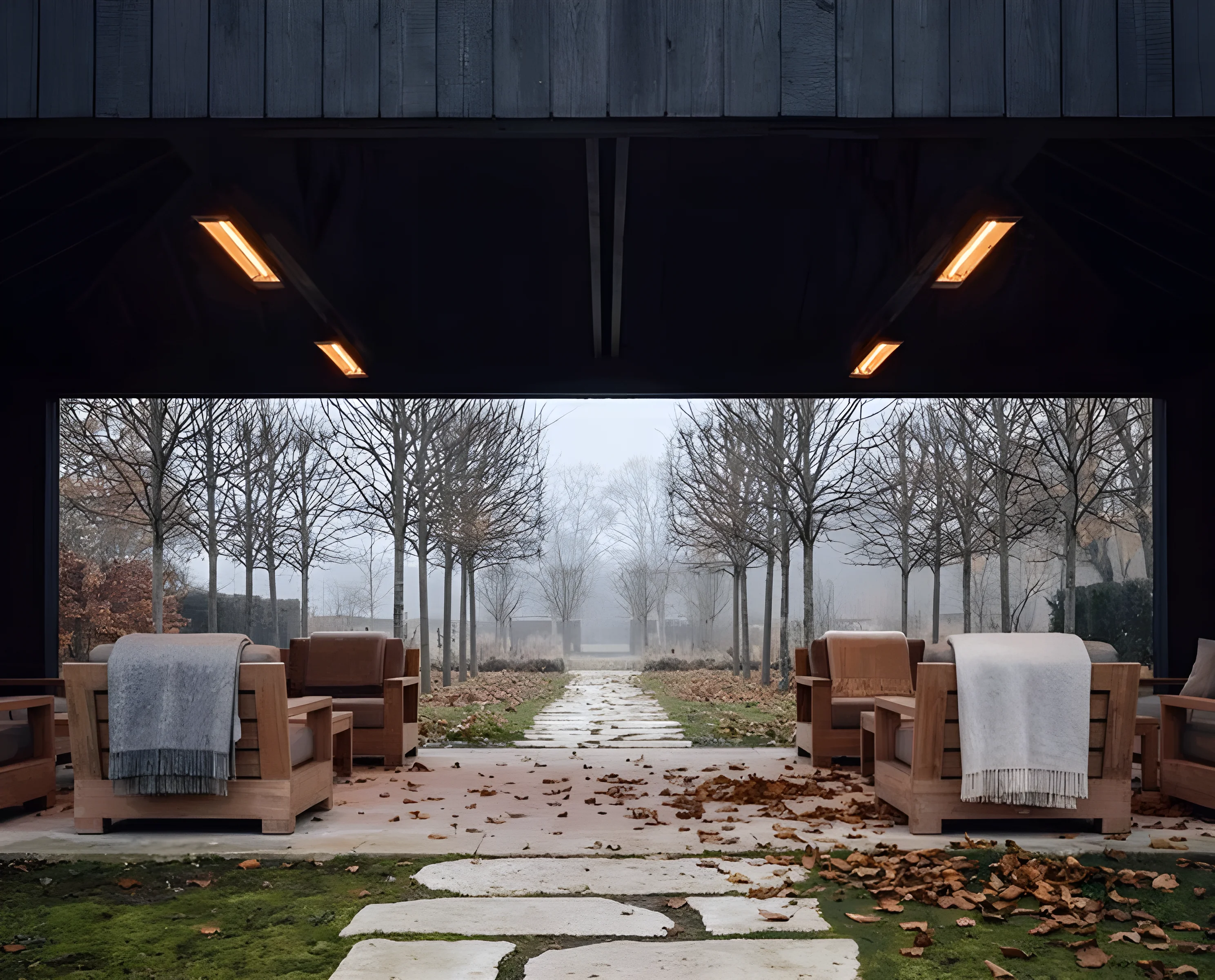 Modern patio