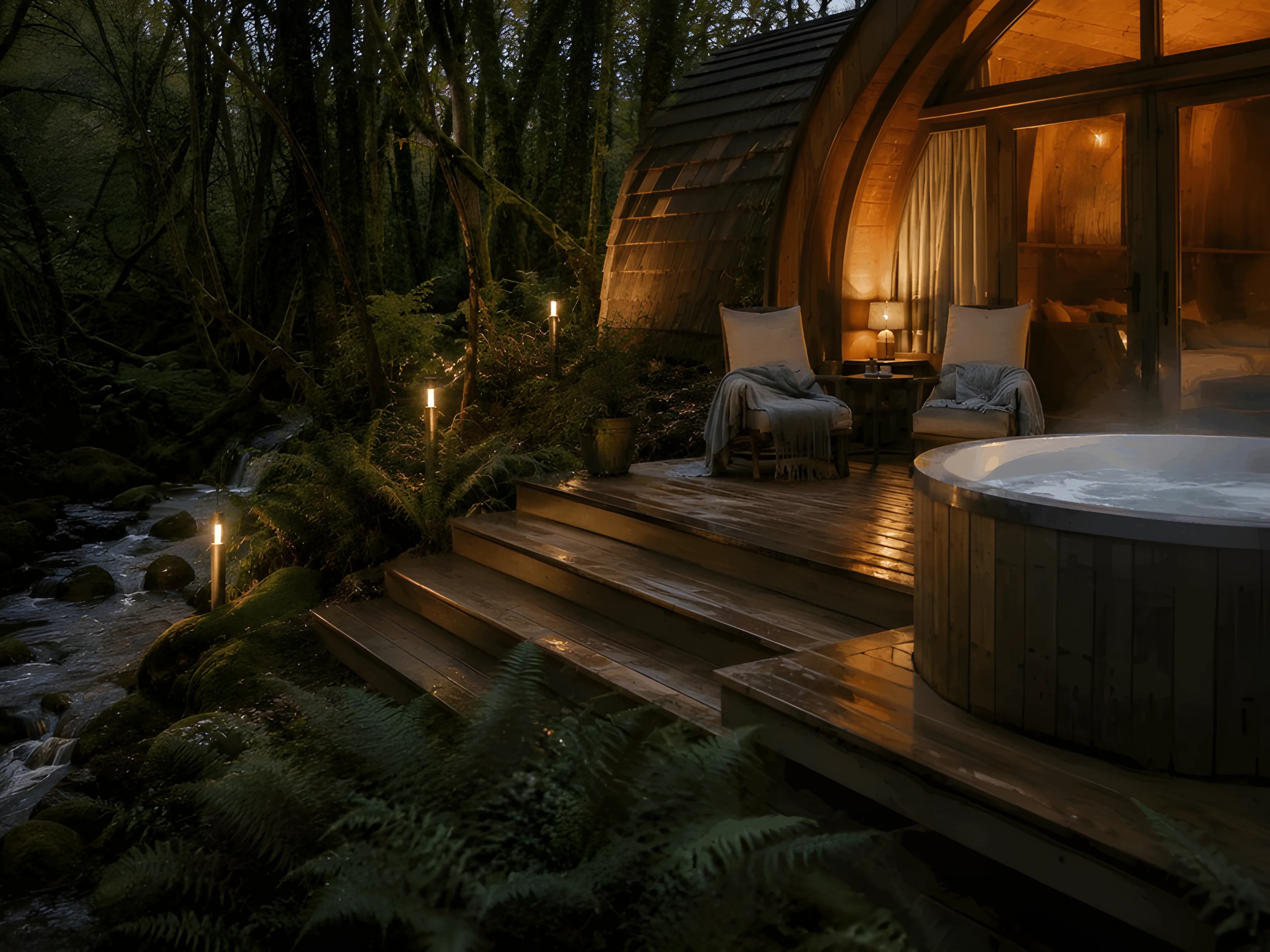Forest retreat experience