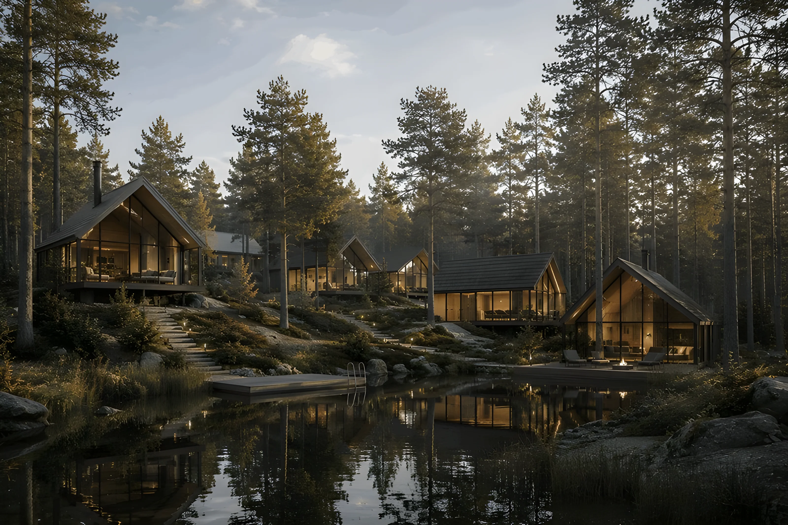 Forest retreat exterior